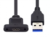 USB 3.0 micro B Female to USB 3.0 Type-A Male Cable