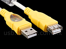 USB 2.0 Extension Cable with Flashing LED