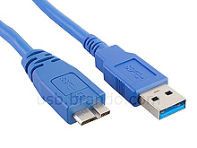 USB 3.0 A Male to USB 3.0 Micro B Male Cable