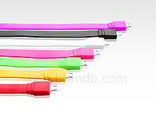 USB to Micro-B Flat Cable