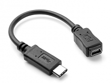 USB 3.1 Type-C Male to Mini-B 5-pin Female Short Cable