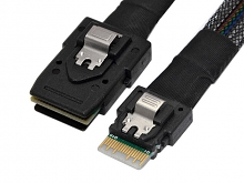 Slim SAS 4.0 SFF-8654 4i 38pin Host to Mini SAS 4i SFF-8087 36pin Target Cable