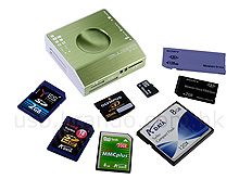 USB Dual SD + Multislot Card Reader