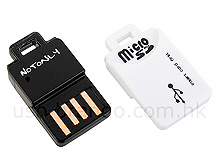 2-in-1 UKey + Micro SD(HC) Card Reader