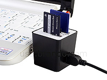 USB Mini Cube Card Reader