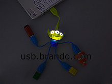 Disney Alien USB 4-Port Hub Cable