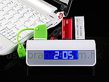 USB 4-Port Hub With Alarm Clock