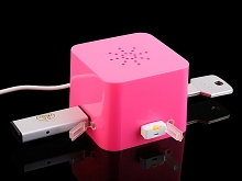 USB Cubic 3-Port Hub + Speaker