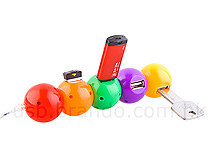 USB 180° Revolving Chromatic Ball 4-Port Hub