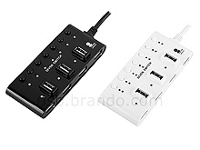 iMONO 7-Port Hub with On/Off Switches