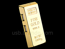 USB Gold Bar 4-Port Hub