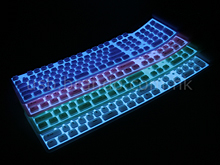 Flexible Illuminated Full Sized Keyboard
