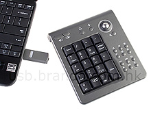 USB Wireless Keypad with Tracking Ball