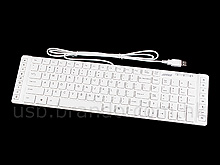 Super Slim Multimedia Keyboard with Silicone Cover