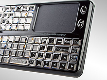 USB 2.4GHz Multimedia Keyboard with Touchpad