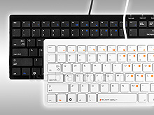 USB Slim Keyboard with Silicone Cover (KE-006)