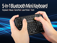 5-in-1 Bluetooth Mini Keyboard