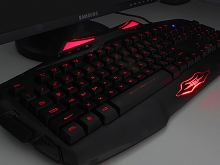 RAJFOO USB Backlit Multimedia Gaming Keyboard