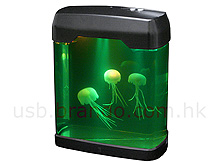 USB Jellyfish Mini Aquarium with Moody Light