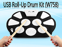 USB Roll-Up Drum Kit (W758)