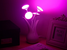 USB Light Sensor Flower LED Light