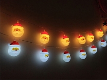 Santa Claus Head Decor Light