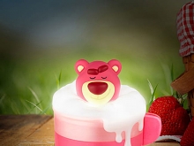 infoThink Disney Au Lait Lamp with Storage Box - Lotso