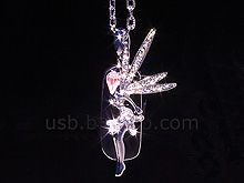 USB Jewel Fairy Necklace Flash Drive