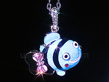 USB Jewel Smiley Fish Necklace Flash Drive