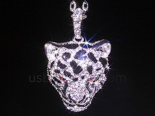 USB Jewel Leopard Necklace Flash Drive