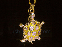 USB Jewel Tortoise Necklace Flash Drive II