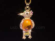 USB Jewel Bird Necklace Flash Drive II