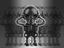 USB Skeleton Flash Drive II