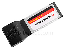 ExpressCard USB 3.0 2-Ports Hub