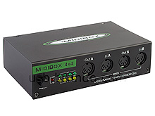 USB MIDI Interface 4i/4o + MERGE 2i - 4o