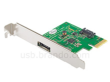 SATA 3 + eSATA  3 (6Gb/s)  PCI Express Card