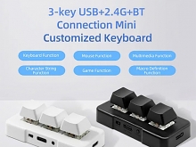 3-key Wired Mini Customized Keyboard (MK321-Pro)