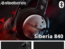 SteelSeries Siberia 840 Bluetooth Dolby 7.1 Surround Gaming Headset