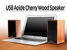 USB Aoide Cherry Wood Speaker