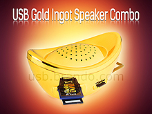 USB Gold Ingot Speaker Combo