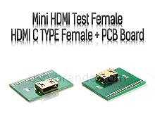 Mini HDMI Test Female HDMI C TYPE Female + PCB Board