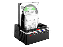 Dual SATA HDD Docking Station (USB 2.0/e-SATA) (Y-2041)