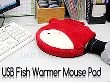 USB Fish Warmer Mouse Pad