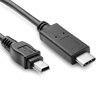 USB 3.1 Type-C Male to mini USB 5-Pin Male Cable