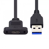 USB 3.0 micro B Female to USB 3.0 Type-A Male Cable