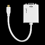 Micro HDMI Male to VGA + Audio Output Cable