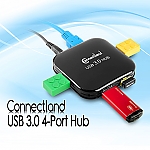 Connectland USB 3.0 4-Port Hub