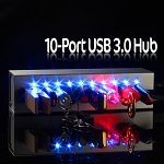 10-Port USB 3.0 Hub