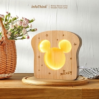 infoThink Mickey Wooden Light