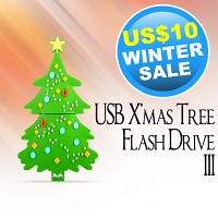 USB X'mas Tree Flash Drive III